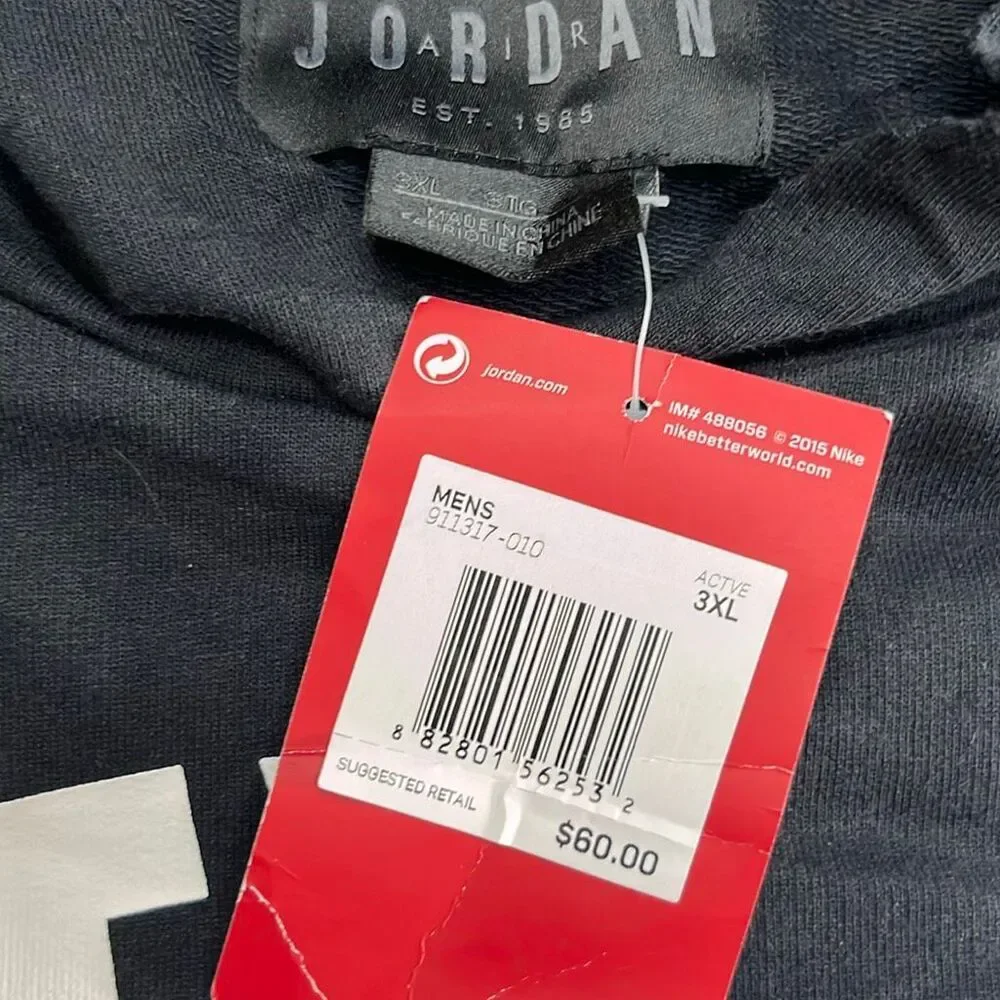 NWT Jordan Sportswear City of Flight AJ 23 Hooded Top T Shirt Mens 3XL